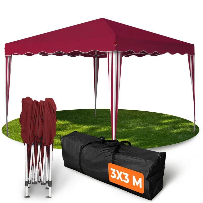 Kronenburg Faltpavillon Pop-Up Pavillon – UV50+, Wasserdicht, Mit Seitenteilenh