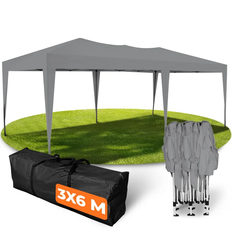 Kronenburg Faltpavillon Pop-Up Pavillon – UV50+, Wasserdicht, Mit Seitenteilenh