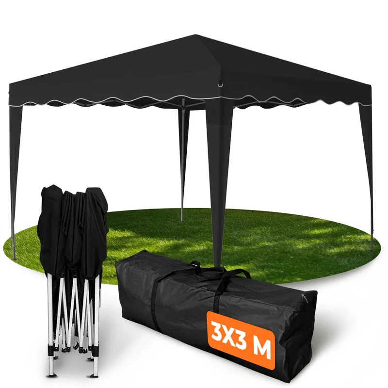 Kronenburg Faltpavillon Pop-Up Pavillon – UV50+, Wasserdicht, Mit Seitenteilenh