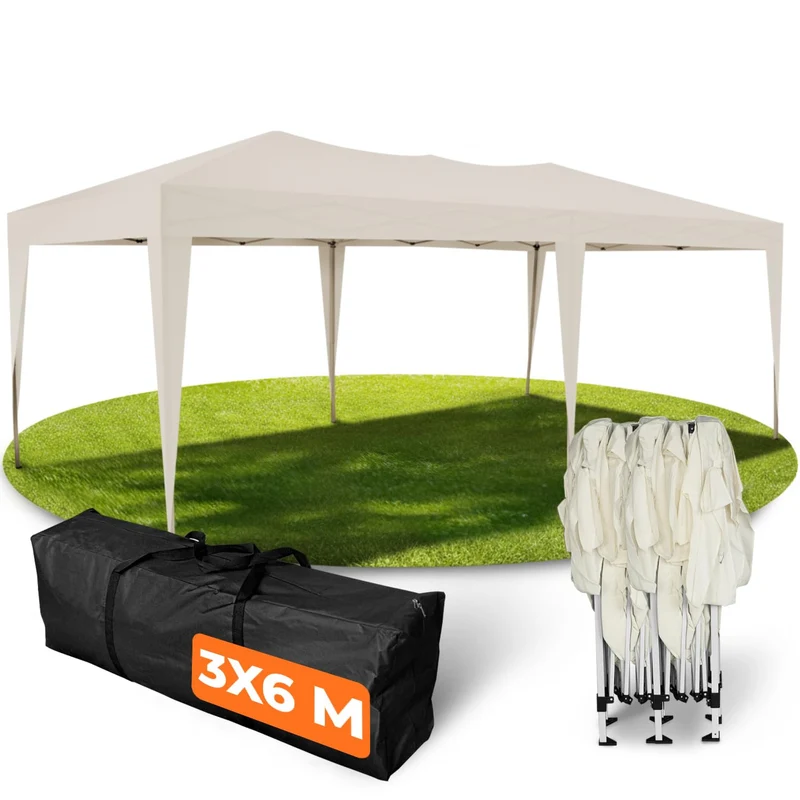 Kronenburg Faltpavillon Pop-Up Pavillon – UV50+, Wasserdicht, Mit Seitenteilenh