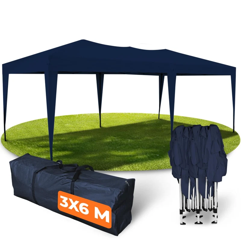 Kronenburg Faltpavillon Pop-Up Pavillon – UV50+, Wasserdicht, Mit Seitenteilenh