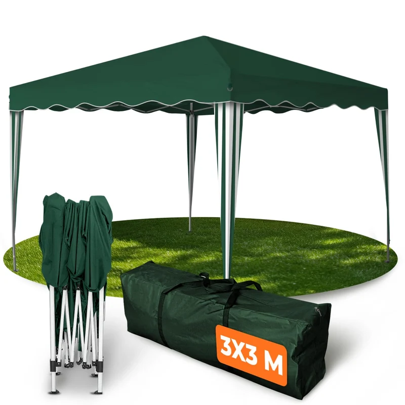 Kronenburg Faltpavillon Pop-Up Pavillon – UV50+, Wasserdicht, Mit Seitenteilenh