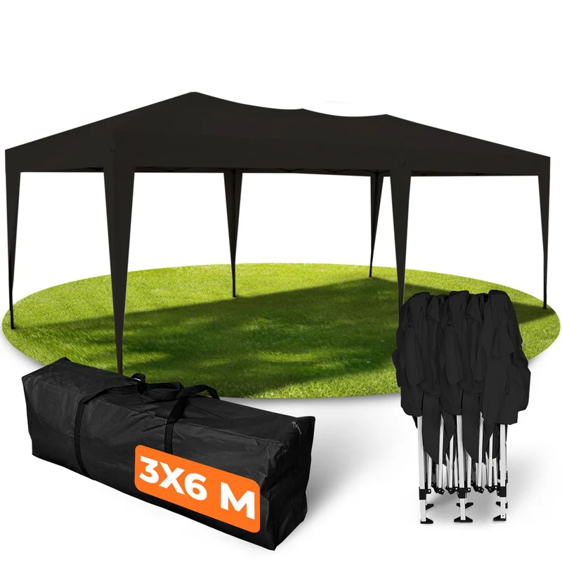 Kronenburg Faltpavillon Pop-Up Pavillon – UV50+, Wasserdicht, Mit Seitenteilenh