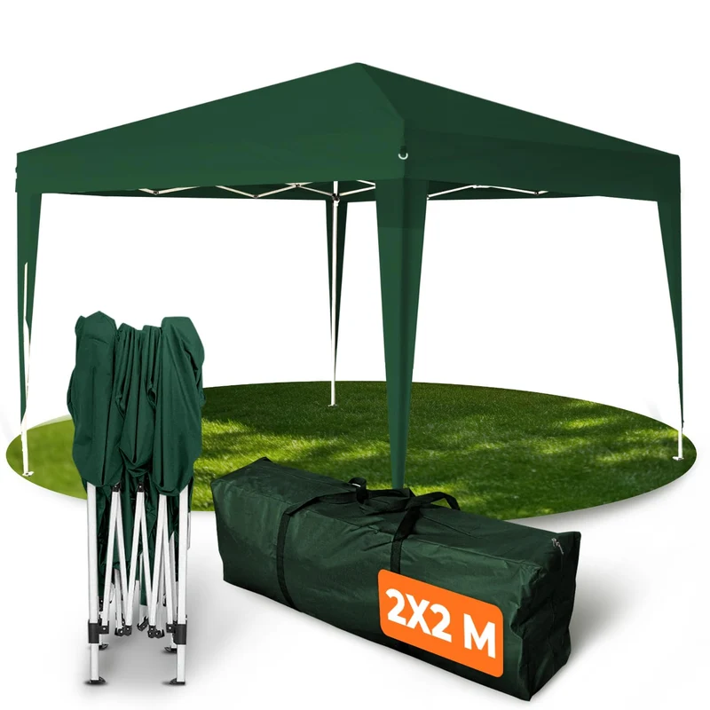 Kronenburg Faltpavillon Pop-Up Pavillon – UV50+, Wasserdicht, Mit Seitenteilenh