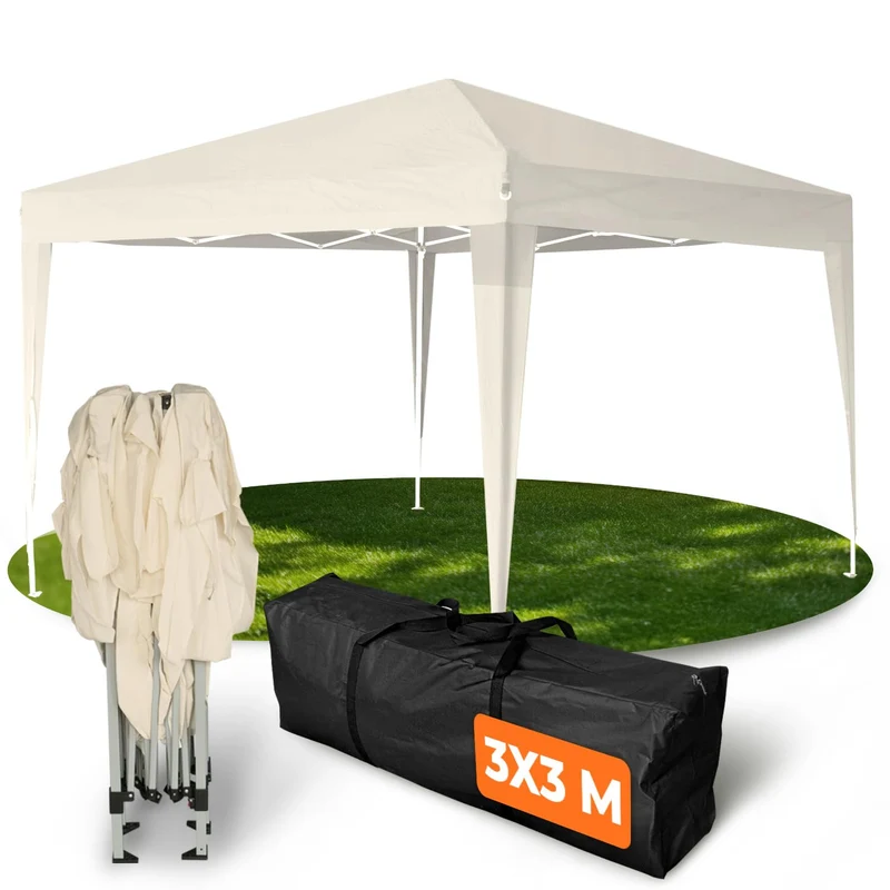 Kronenburg Faltpavillon Pop-Up Pavillon – UV50+, Wasserdicht, Mit Seitenteilenh