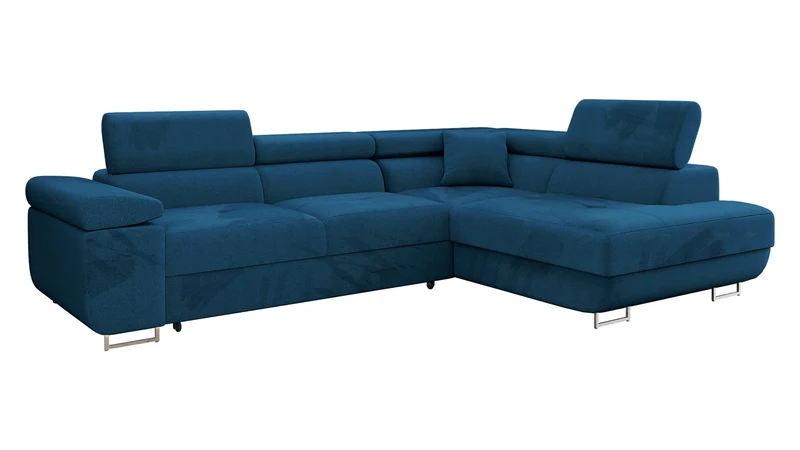 Mirjan24 Torezio Ecksofa mit Schlaffunktion und Bettkasten – 4-Sitzer L-Formh