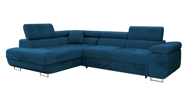 Mirjan24 Torezio Ecksofa mit Schlaffunktion und Bettkasten – 4-Sitzer L-Formh