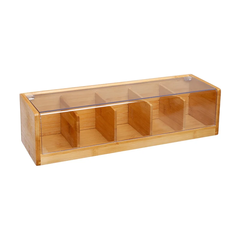 Teebox mit transparentem Deckel Five®