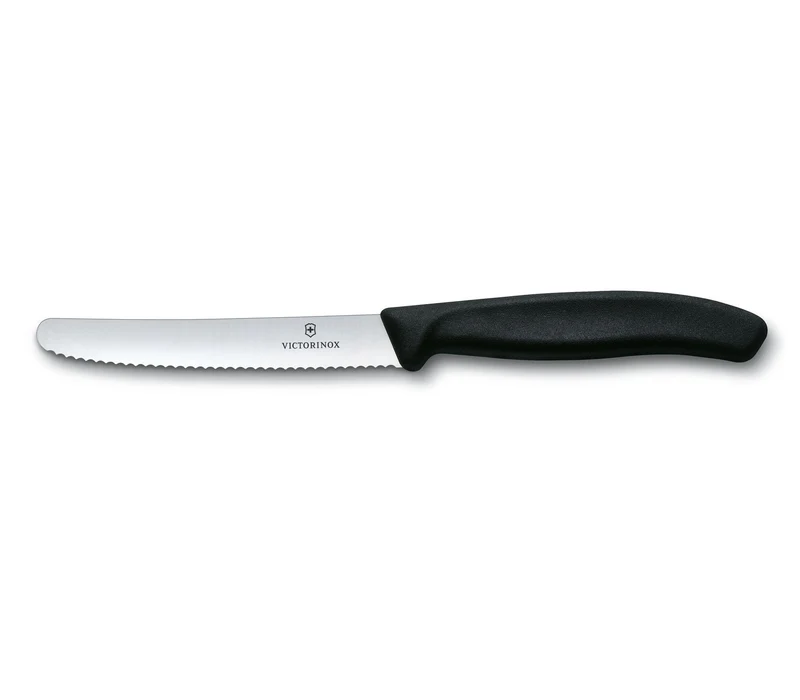 Tomatenmesser Swiss Classic Wellenschliff 11cm verschiedene Farben