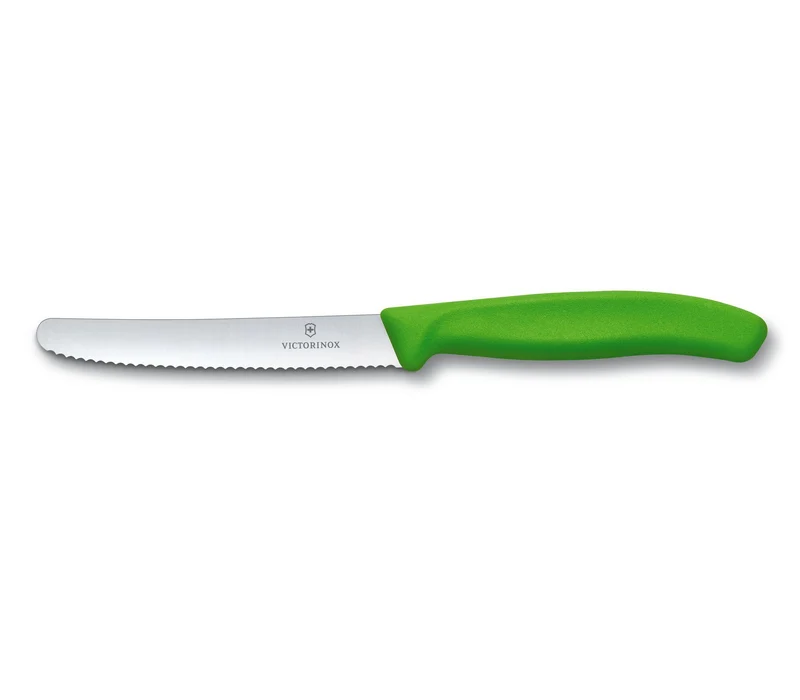 Tomatenmesser Swiss Classic Wellenschliff 11cm verschiedene Farben