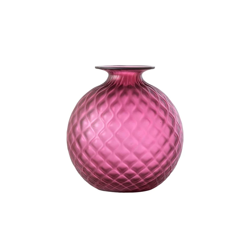 Venini Vaso Monofiori Balloton XL Sabbiato