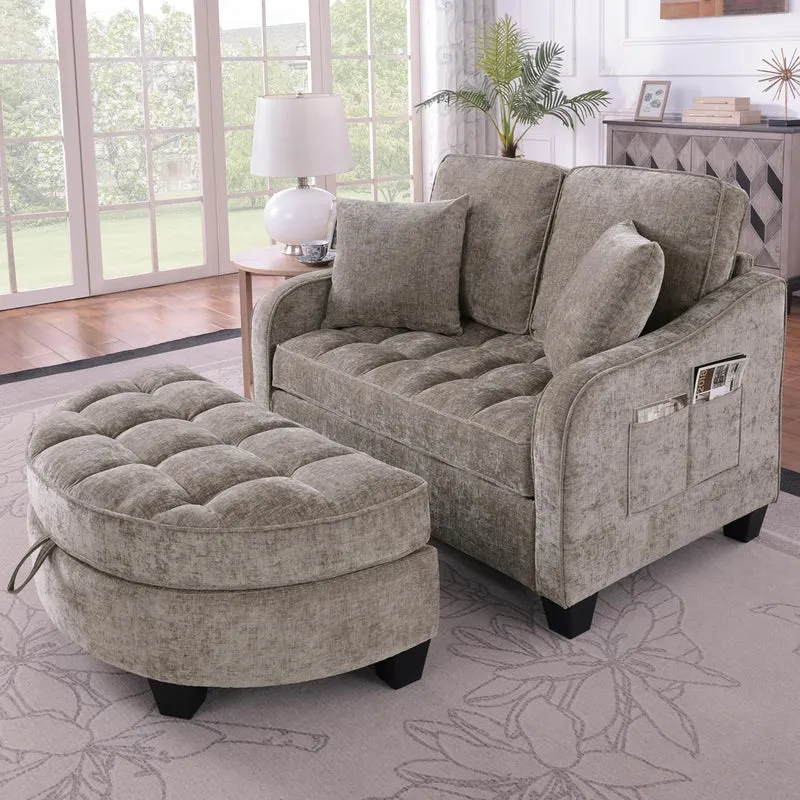 Gelukueub Multifunktionales Sofa-Bett 2-in-1 – Modernes Schlafsofa mit Stauraum, platzsparendh