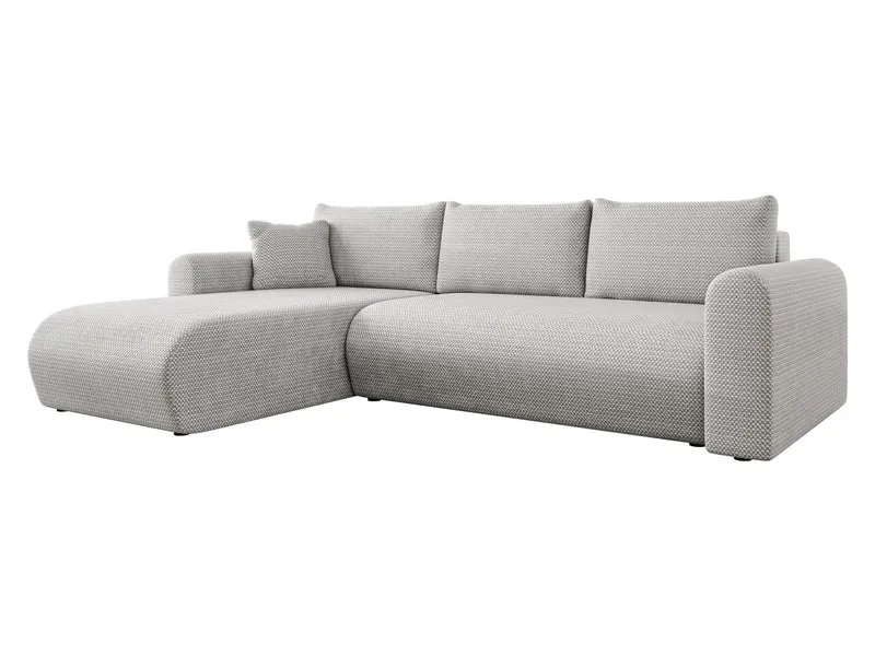 Mirjan24 Eliwo Ecksofa L-Form, Schlafsofa mit Bettkasten, Wohnlandschaft mit Schlaffunktion, modernes Polstersofa, universelle Ottomaneh