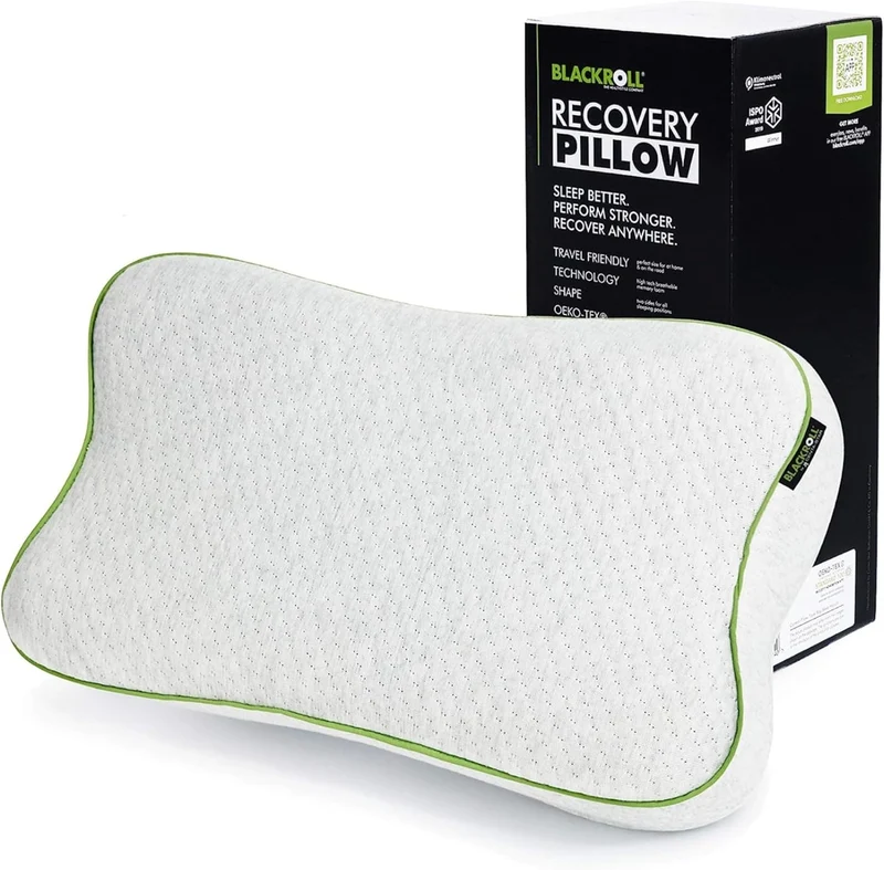 BLACKROLL Recovery Orthopädisches Nackenkissen – Memory Foam, Ergonomisch, Made in Germanyh