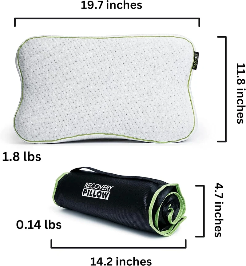 BLACKROLL Recovery Orthopädisches Nackenkissen – Memory Foam, Ergonomisch, Made in Germanyh