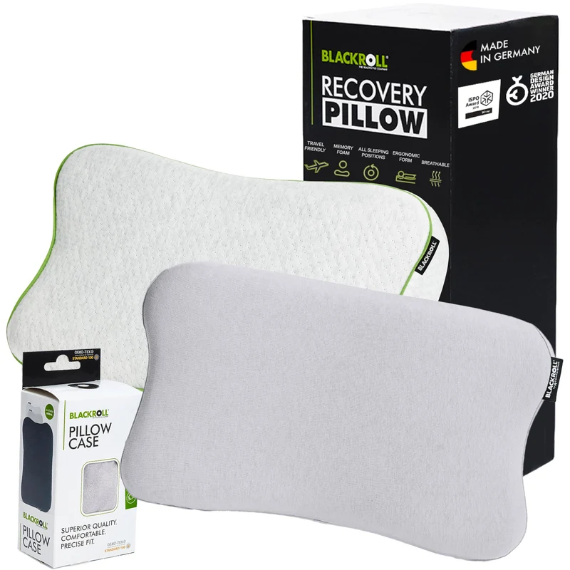 BLACKROLL Recovery Orthopädisches Nackenkissen – Memory Foam, Ergonomisch, Made in Germanyh