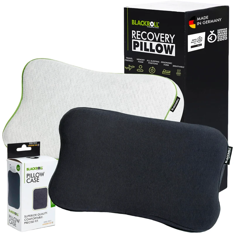 BLACKROLL Recovery Orthopädisches Nackenkissen – Memory Foam, Ergonomisch, Made in Germanyh