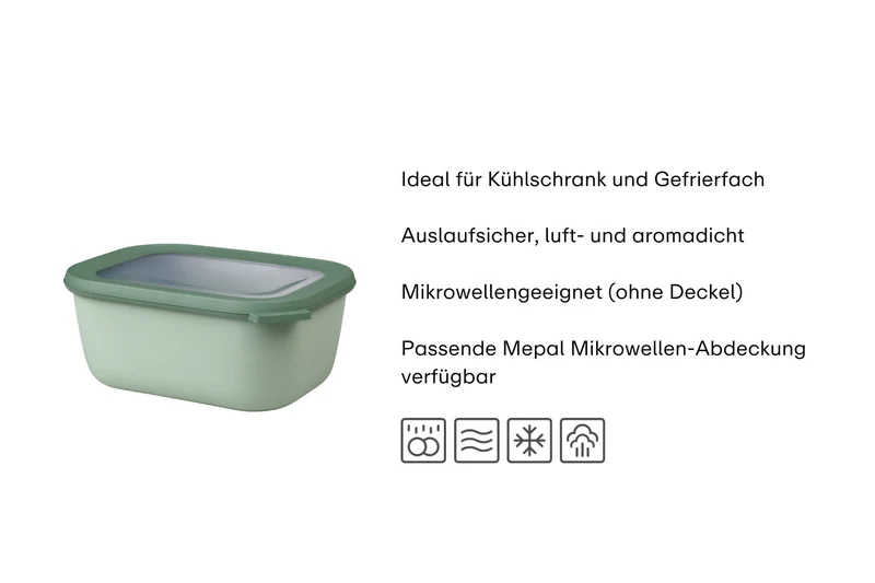 Schüssel 3l sage Cirqula Rechteckig