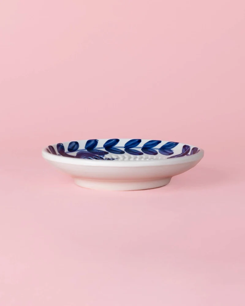 Keramikreibe "Nerja" 12cm für Knoblauch, Ingwer & Gewürze