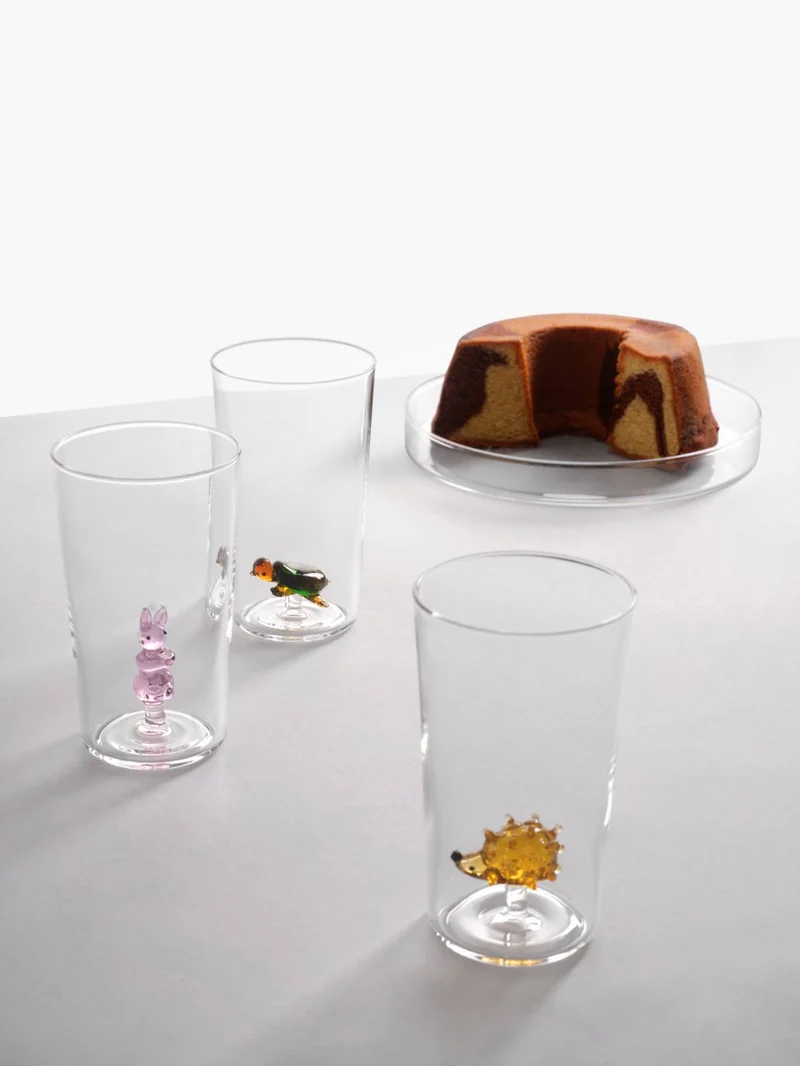Ichendorf Animal Farm Set 6 Bicchieri Longdrink Animali