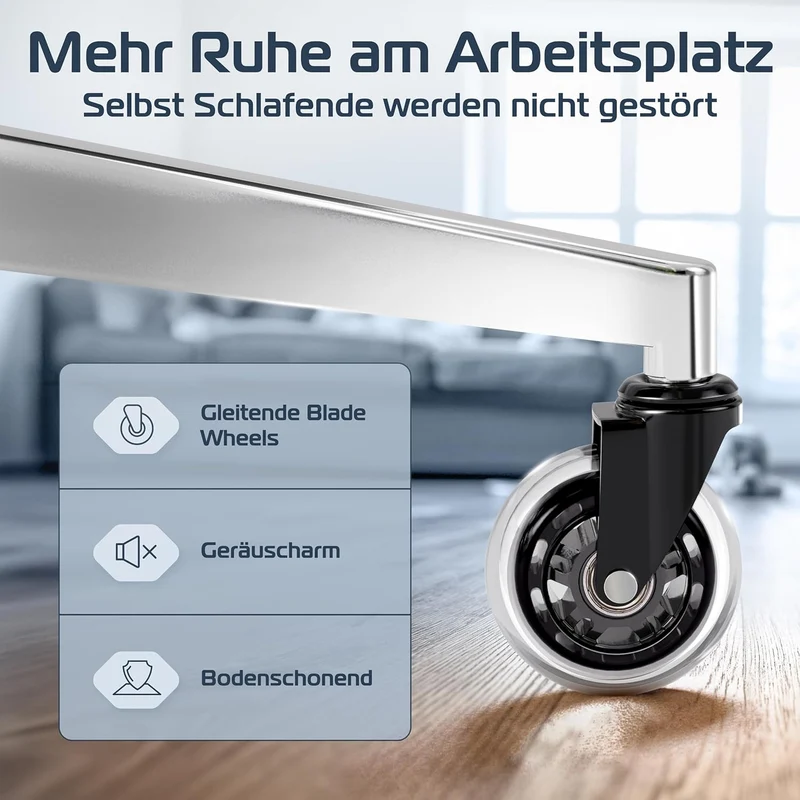 CLOUVOU CleverSeat Ergonomischer Bürostuhl – Verstellbar, bis 150 kgh
