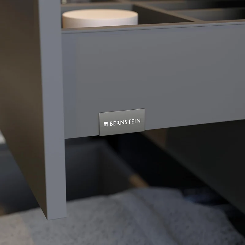 BERNSTEIN Badmöbel-Set Lavoa – Waschbecken mit Unterschrank, 2 Schubladen, Soft-Close, modernes Waschtisch-Seth