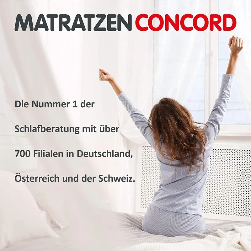 Matratzen Concord Sleepsy Kalio Taschenfederkernmatratze H2, 7-Zonen, 20 cmh