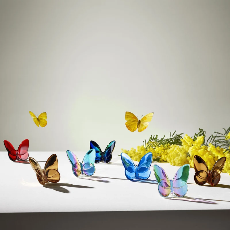 Baccarat Papillon Farfalla Portafortuna in Cristallo