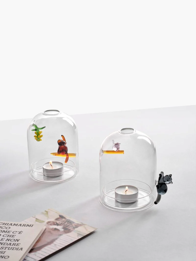 Ichendorf Birds Candeliere Controvento con Scimmia e Banane
