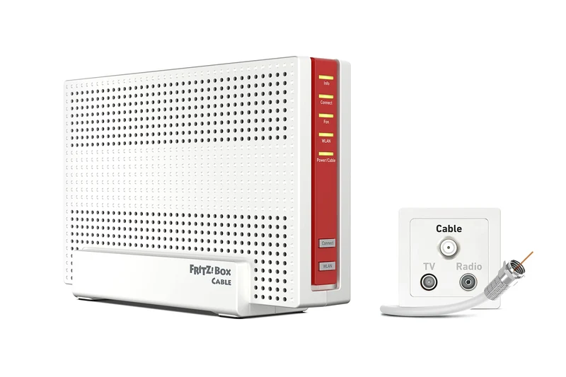 FRITZ!Box 6690 Cable – Wi-Fi 6 Kabelrouter mit DOCSIS 3.1, DECT & USB 3.0