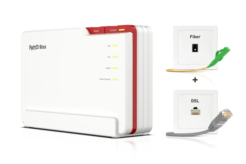 FRITZ!Box 5690 Pro – Wi-Fi 7 Triband-Router für DSL & Glasfaser, Mesh & DECT