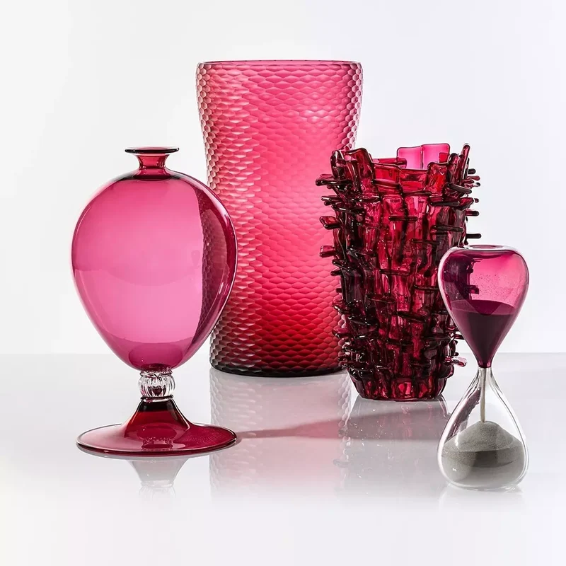 Venini Vaso Ritagli Magenta, edizione limitata