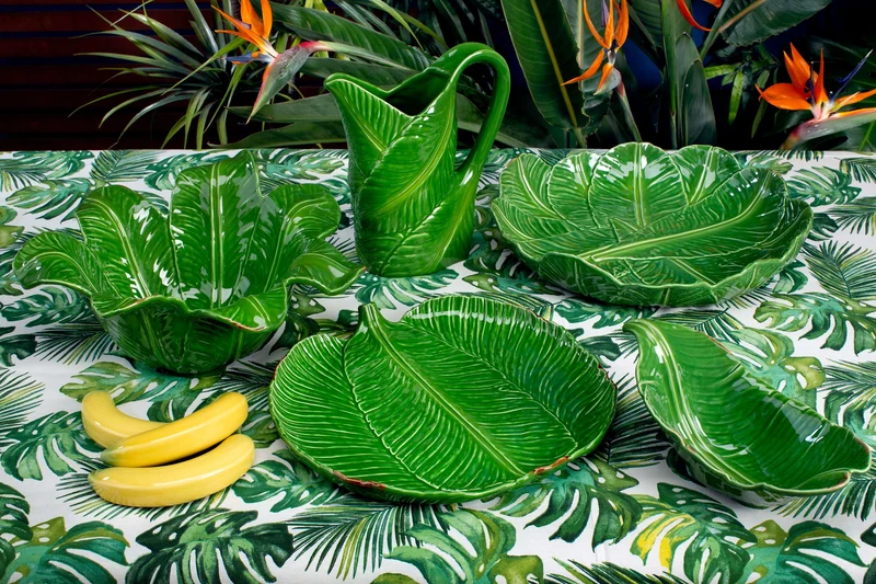Bordallo Pinheiro Banana Madeira Insalatiera, cm 37