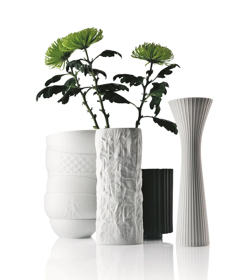 Rosenthal Structura Paper Vaso,cm 28 Nero