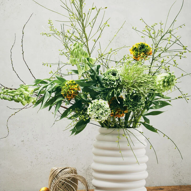 Rosenthal Vaso Hop Bianco inte Oro