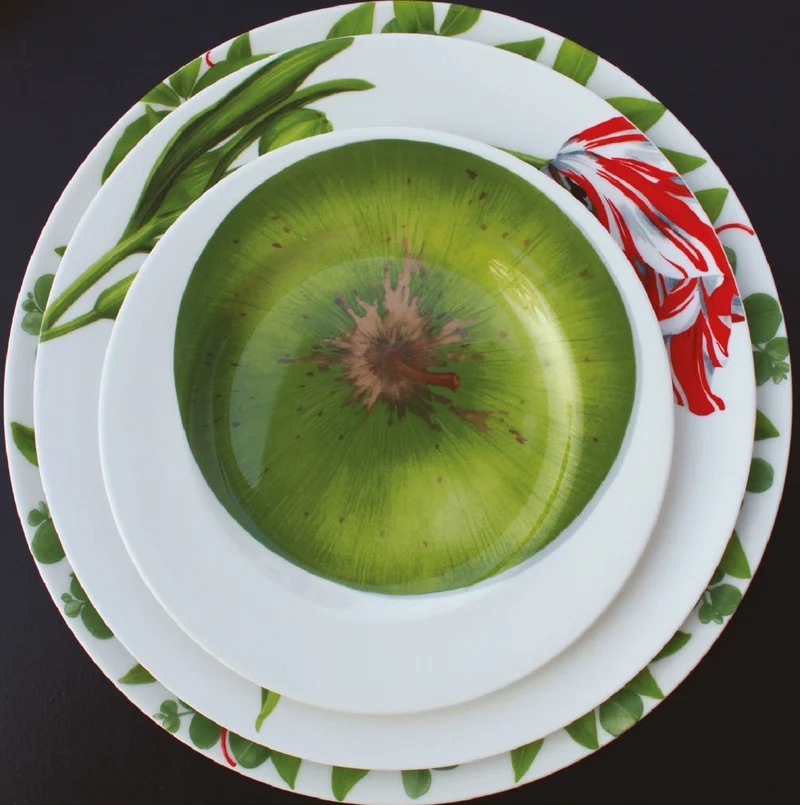 Taitù Freedom Set 4 Piatti Frutta, 21,5 cm