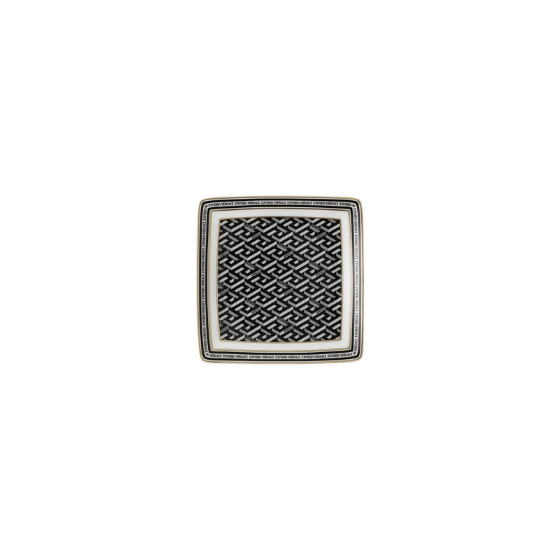Versace La Greca Signature Coppetta quadra piana 12 cm