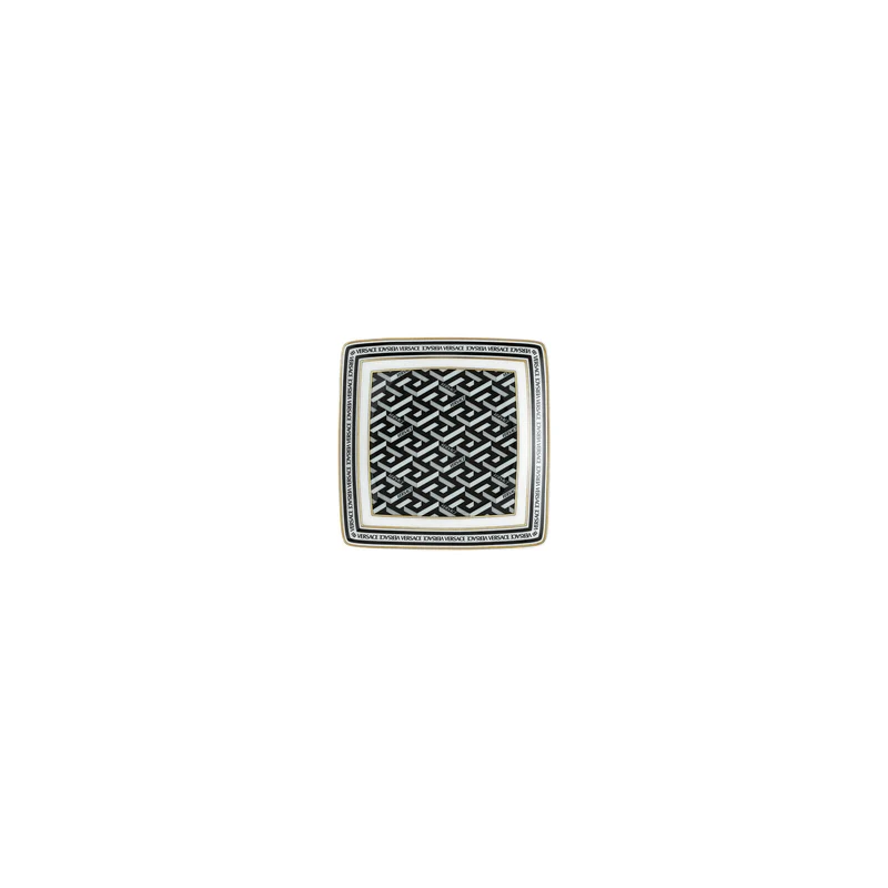 Versace La Greca Signature Coppetta quadra piana 9 cm