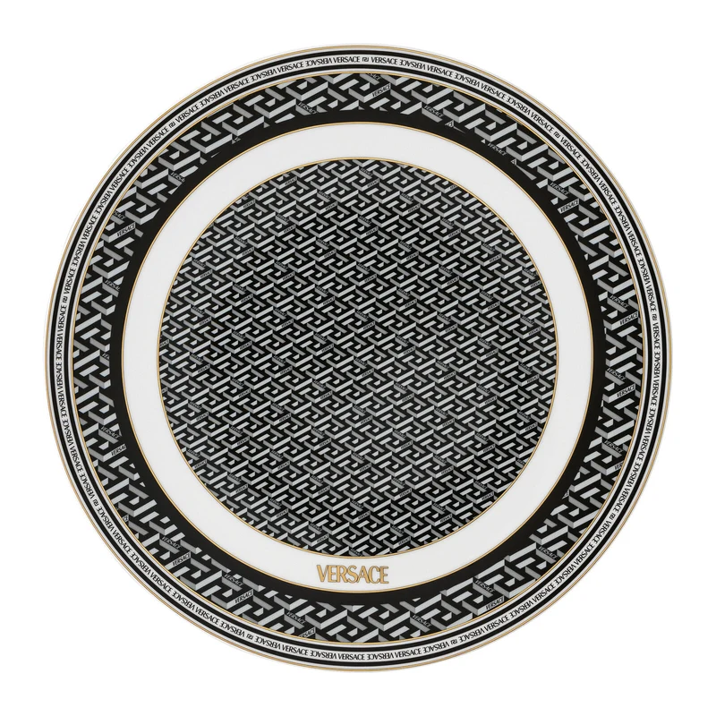 Versace La Greca Signature Piatto Segnaposto, 33 cm