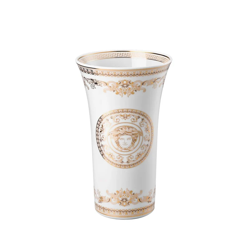 Versace Medusa Gala Vaso cm 26 Bianco