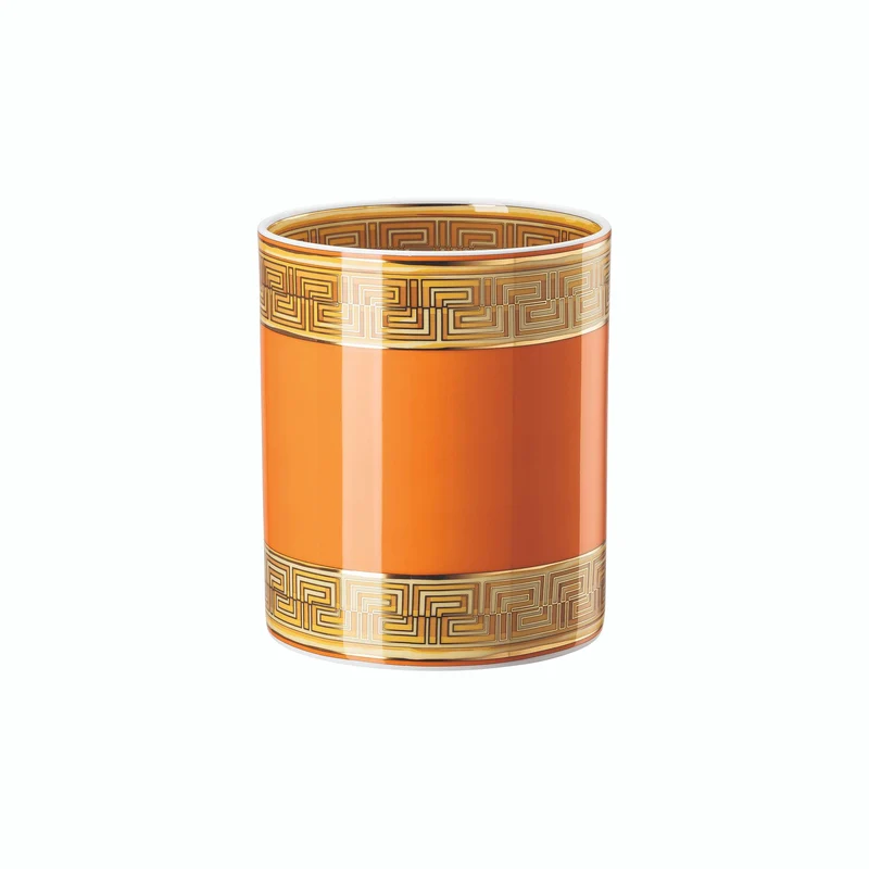 Versace Medusa Amplified Vaso 18 cm Orange Coin