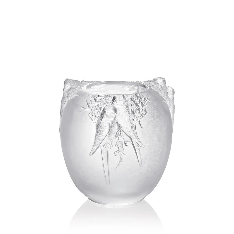 Lalique Perruches Vaso