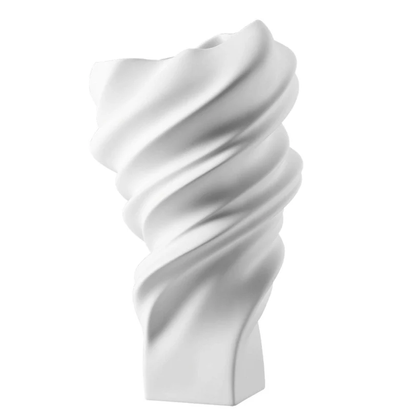 Rosenthal Squall Vaso in Porcellana, cm 32