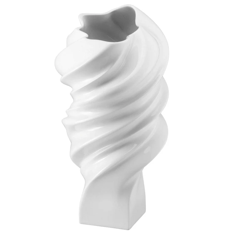 Rosenthal Squall Vaso in Porcellana, cm 32