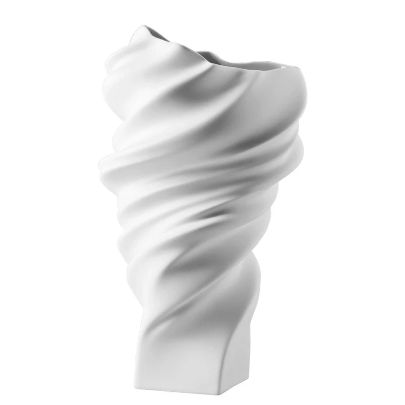Rosenthal Squall Vaso in Porcellana, cm 32