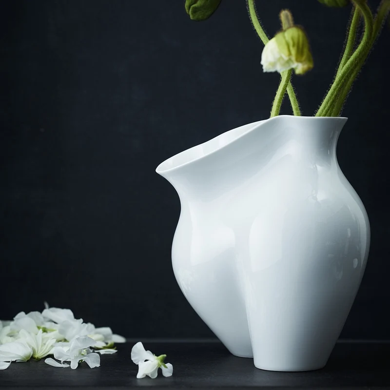 Rosenthal La Chute Vaso in Porcellana, 26 cm