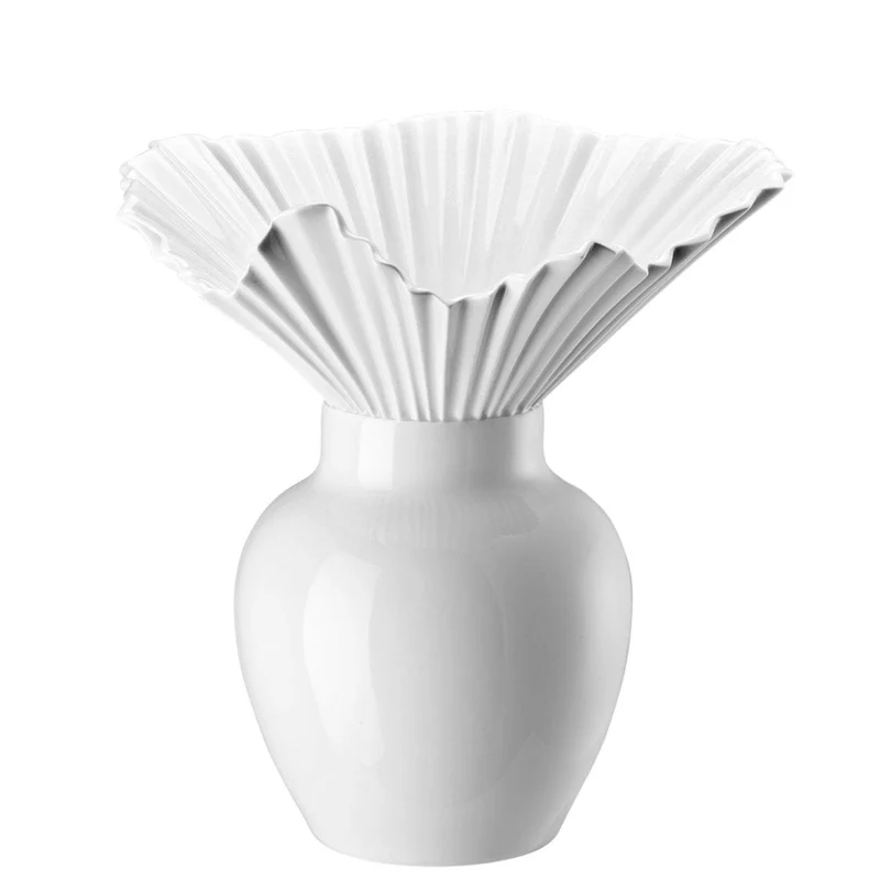 Rosenthal Falda Weiss Vase, 27 cm