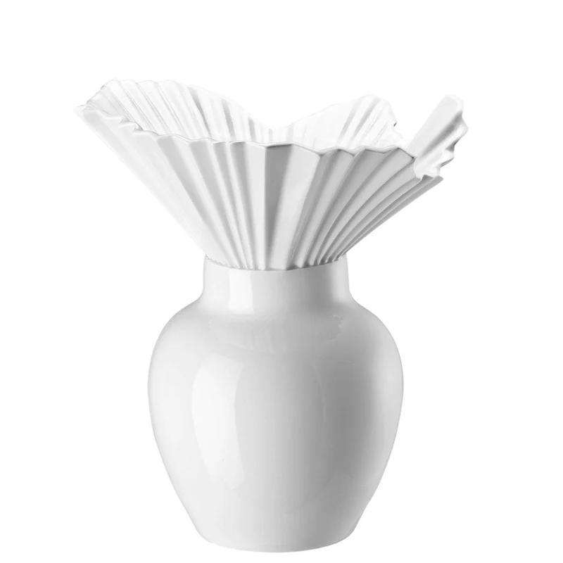 Rosenthal Falda Weiss Vase, 27 cm