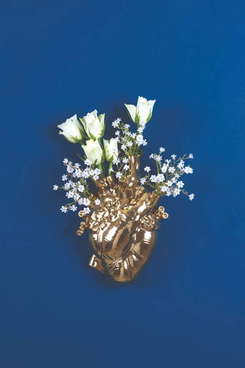 Seletti Love in Bloom Vaso a forma di cuore