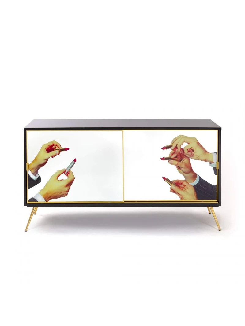 Seletti Toiletpaper Home Mobile Madia a due ante scorrevoli
